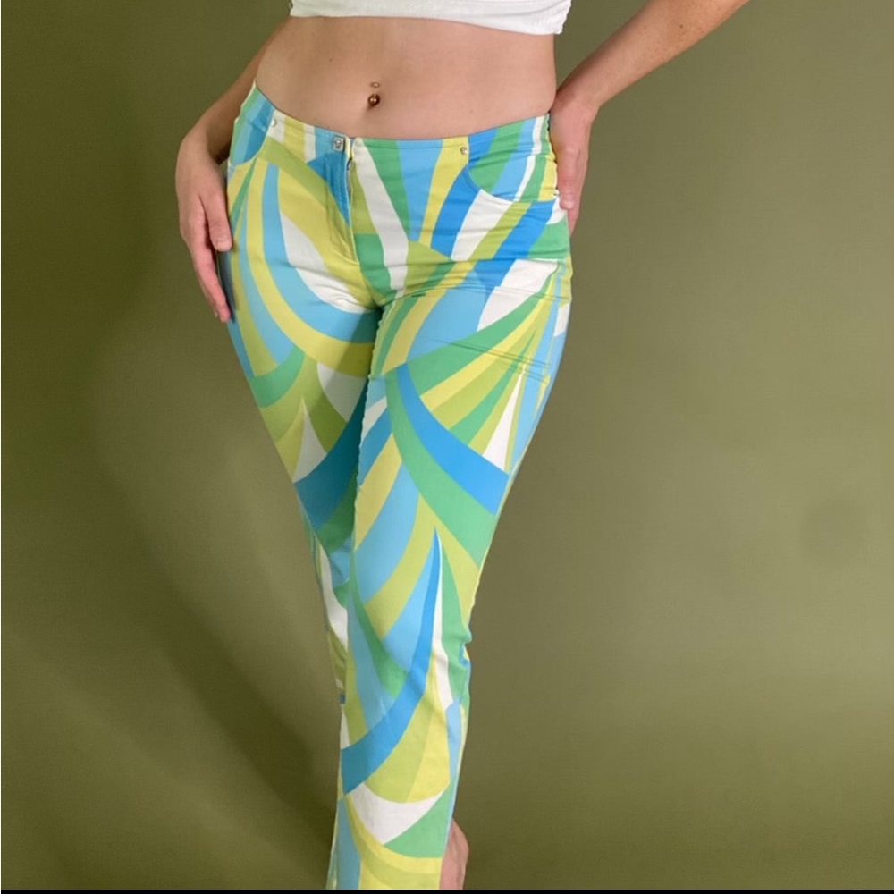Y2K Versace vintage pants. Statement piece! Great to dress up or down.